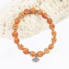 4 Mukhi Brahma Bracelet - Silver Spacer To enhances concentration skills