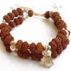 10 Mukhi Rudraksha and Pearl Bracelet for Sacral Chakra to Calms the mind and emotions and boosts personal integrity