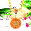 12 Mukhi Rudraksha and Citrine Mala for Manipura (SOLAR) Chakra to Helps manifest and attract prosperity and success