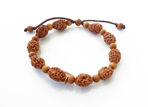 3 Mukhi Mahajwala Bracelet - Sandalwood To releases stress and feeling of victimization