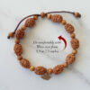 3 Mukhi Mahajwala Bracelet - Sandalwood To releases stress and feeling of victimization