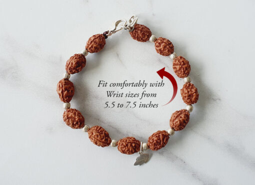 3 Mukhi Mahajwala Bracelet - Silver Balls To released from past memories of hurt