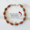 3 Mukhi Mahajwala Bracelet - Silver Chakri & Balls to releases stress and feeling of victimization