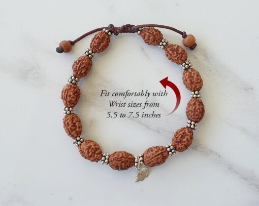 3 Mukhi Mahajwala Bracelet - Silver Chakri Thread To releases stress and feeling of victimization