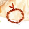 3 Mukhi Mahajwala Bracelet - Carnelian To releases stress and feeling of victimization