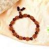 3 Mukhi Mahajwala Bracelet - Red Sandalwood To releases stress and feeling of victimization