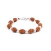 3 Mukhi Mahajwala Bracelet - Silver Balls To released from past memories of hurt