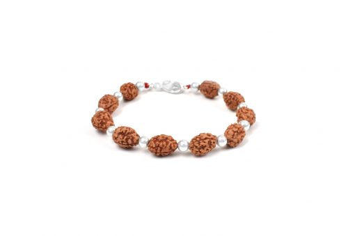 3 Mukhi Mahajwala Bracelet - Silver Balls To released from past memories of hurt