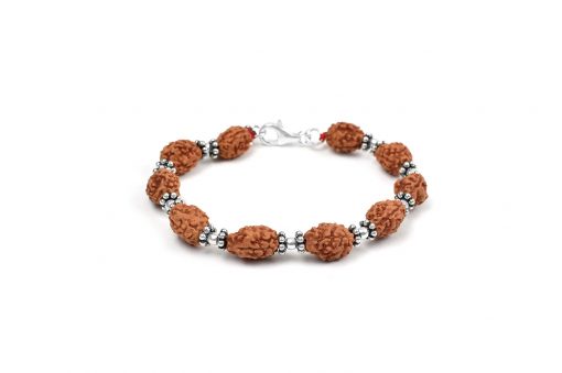 3 Mukhi Mahajwala Bracelet - Silver Chakri & Balls to releases stress and feeling of victimization