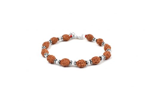 3 Mukhi Mahajwala Bracelet - Silver Chakri & Balls to releases stress and feeling of victimization