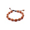 3 Mukhi Mahajwala Bracelet - Silver Chakri Thread To releases stress and feeling of victimization