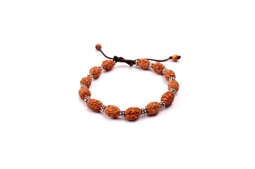 3 Mukhi Mahajwala Bracelet - Silver Chakri Thread To releases stress and feeling of victimization