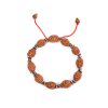 3 Mukhi Mahajwala Bracelet - Silver Chakri Thread To releases stress and feeling of victimization