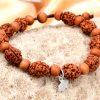 3 Mukhi Mahajwala Bracelet - Sandalwood To releases stress and feeling of victimization