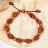 3 Mukhi Mahajwala Bracelet - Sandalwood To releases stress and feeling of victimization