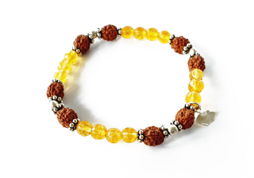 4 Mukhi Brahma Bracelet - Citrine To boosts confidence