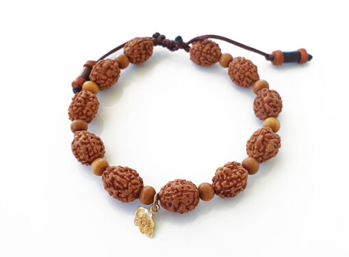 4 Mukhi Brahma Bracelet - Sandalwood To enhances knowledge and intelligence