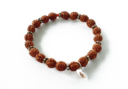 4 Mukhi Brahma Bracelet - Silver Spacer To enhances concentration skills