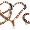 4 Mukhi Brahma Mala and Bracelet Set for Throat Chakra to Imparts energies to overcome shyness and timidity and fosters confidence and self-worth