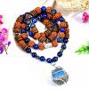 4 Mukhi Rudraksha and Lazuli Mala (Throat Chakra) - To Enhances self-confidence and self-worth