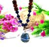 4 Mukhi Rudraksha and Lazuli Mala (Throat Chakra) - To Enhances self-confidence and self-worth