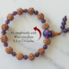 5 Mukhi Guru Bracelet - Amethyst To enhances awareness and concentration