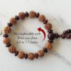 5 Mukhi Guru Bracelet - Red Sandalwood To enhances learning