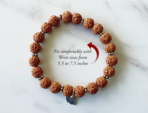 5 Mukhi Rare Rudraksha Bracelet - Chikna To Enhances awareness