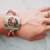 6 Mukhi Collector and Coral Bracelet (Root) - For confidence and courage