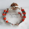 6 Mukhi Collector and Coral Bracelet (Root) - For confidence and courage