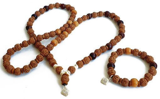 6 Mukhi Skanda Mala and Bracelet Set for Root Chakra to Connects you with inner ability to fight challenges