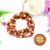 6 Mukhi and Jasper Mala for Root Chakra to Connects with inner ability to face challenges and improves wit and focus