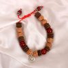 6 Mukhi Rudraksha and Red Carnelian Bracelet (Root)