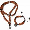 8 Mukhi Ganesh Mala and Bracelet Set for Root chakra to Brings grounding, stability, support and improves connection with family