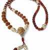 9 Mukhi Rudraksha and Gomed Mala for Crown Chakra to Brings positivity, contentment, and gratification of senses to feel the grace of the divine