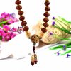 9 Mukhi Rudraksha and Gomed Mala for Crown Chakra to Brings positivity, contentment, and gratification of senses to feel the grace of the divine