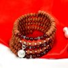 9 Mukhi Rudraksha and Gomed Bracelet for Crown Chakra to Attracts divine grace and develop awareness to recognize spiritual help