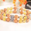 4 Mukhi Brahma Double Bracelet - Citrine To enhances communication skills