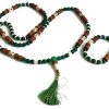 Green Agate Mala and Bracelet for Heart Chakra to Unfolds unconditional love and fosters harmonious relationships