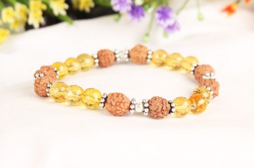 4 Mukhi Brahma Bracelet - Citrine To boosts confidence