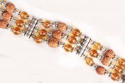 4 Mukhi Brahma Triple Bracelet - Citrine To enhances communication skills