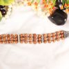 4 Mukhi Brahma Triple Bracelet - Red Sandalwood To enhances communication skills