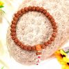 5 Mukhi Guru Bracelet with Sphatik Sumeru for enhances learning, knowledge, awareness and concentration