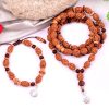 3 Mukhi Agni Mala and Bracelet Set for Solar Plexus Chakra to Helps overcome sense of victimization and releases memories of shame, hurt and stress