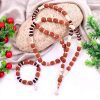 4 Mukhi Brahma Mala and Bracelet Set for Throat Chakra to Imparts energies to overcome shyness and timidity and fosters confidence and self-worth