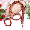 6 Mukhi Skanda Mala and Bracelet Set for Root Chakra to Connects you with inner ability to fight challenges