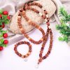 7 Mukhi Laxmi Mala and Bracelet Set for Hrit Padma Chakra to Awakens feelings of purity, peace and optimism to experience happiness in life