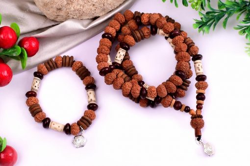 10 Mukhi Krishna Mala and Bracelet for Sacral Chakra to increase self-confidence and promotes creativity