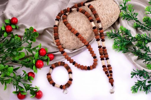 10 Mukhi Krishna Mala and Bracelet for Sacral Chakra to increase self-confidence and promotes creativity