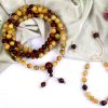 Cats Eye Mala and Bracelet for Root Chakra to Brings stability in emotions to deal with challenges